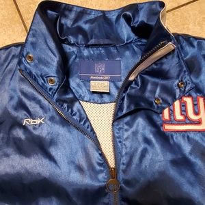 NFL Jackets & Coats - 🏈NY Giants vintage reebok bomber jacket szL. NFL Jackets & Coats - 🏈NY Giants vintage reebok bomber jacket szL.
